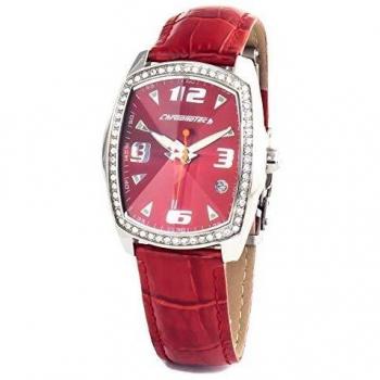 Luxus‑Leder Uhr für Damen – Chronotech CT7504LS-04