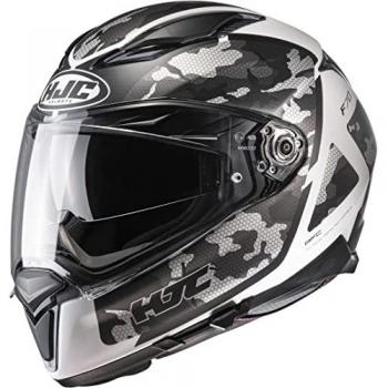 HJC F70 Katra Helm Grau/Weiß 2XL für Männer