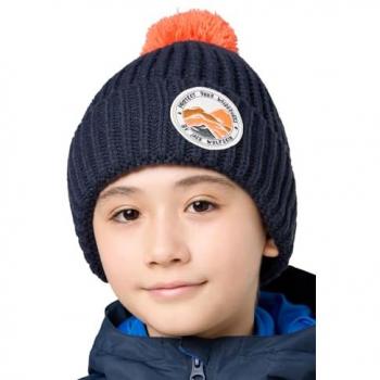 Jack Wolfskin Berretto per Bambini Pompom Badge