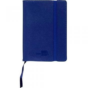 Libreta índice liderpapel similpiel a6 120 hojas 70g/m2 color azul