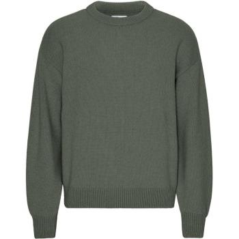 Pull à col rond oversize – vert olive XL