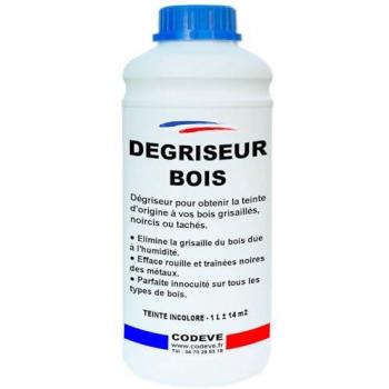 Dégriseur Bois – 1 L – Codeve Bois – Restaure la couleur naturelle du bois