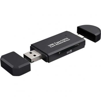 Puerto OTG Micro‑USB 3.0 con Soporte TF y SD – Lector Universal