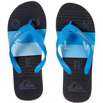 Quiksilver Herren‑Sandale Molokai Word Block – Farbe Blau