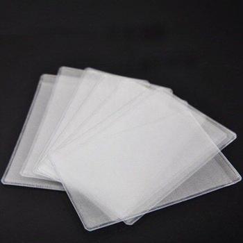 10-Pack Clear ID Card Cases