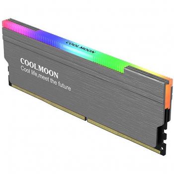 Soporte 5V-3PIN Shenguang + Radiador COOLMOON en modo RGB