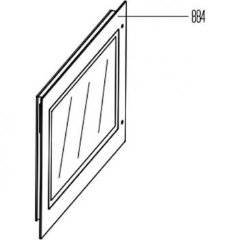 Beko Vitre extérieure four 593 × 462 mm