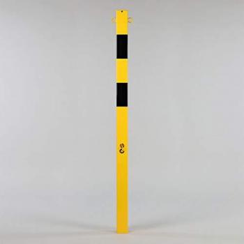 Supporto quadrato fissa 70x70mm 1400mm – finitura giallo‑nero