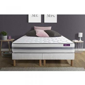 Matelas 160x200 + Sommiers 80x200 3 Zones de Confort