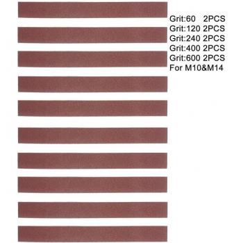 Set de Bandas de Lijado 30x580mm (Granos 60-600) para M10/M14