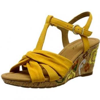 Gabor Damen Comfort Riemchensandale, Rot (Mango), 40.5 EU