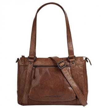 Spikes & Sparrow stilvolle Henkeltasche aus Leder