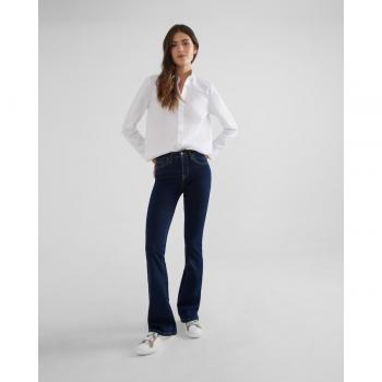 Vaquero de mujer boot cut azul marino