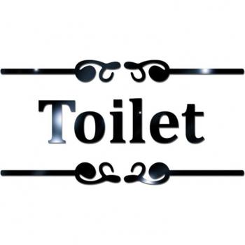Autocollants de porte de salle de bain originaux
