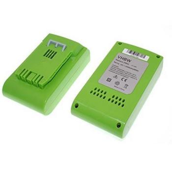 Pack de 2 Baterías 2000mAh para herramientas Greenworks 24V