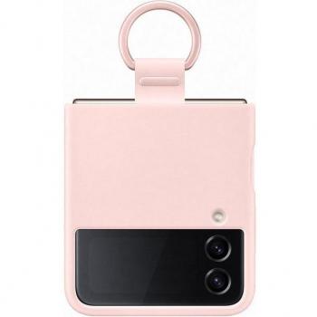 Samsung Funda de Silicona con Anillo Rosa para Galaxy Z Flip4