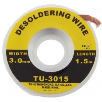 Fil de dessoudage métal étain 5 ft. 3mm TU-3015