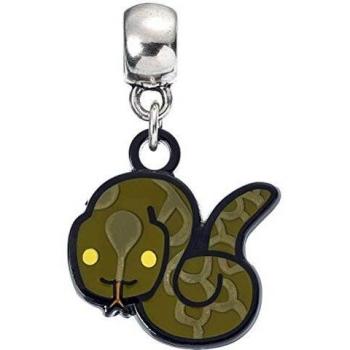 HARRY POTTER Ciondolo Placcato In Argento Chibi Nagini (Taglia unica) (Verde)