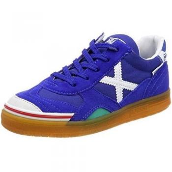 UK Munich Gresca Blue Indoor Kicks – Size 4 (Boys/Girls)