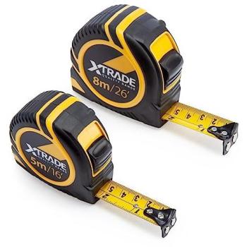XTrade Dual-Length Tape Measure Set (5m & 8m)