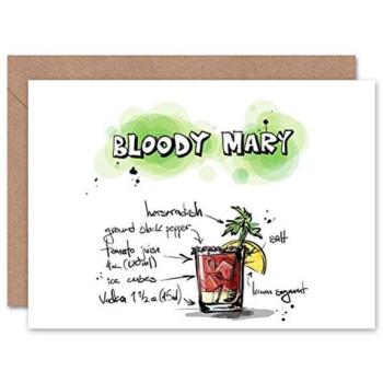 Artery8 “Bloody Mary” Party Drink Blueprint – Birthday Card