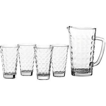 Leonardo Ciao Optic Wasser-Set, 5 Teile, 300 ml Gläser und 1200 ml Krug
