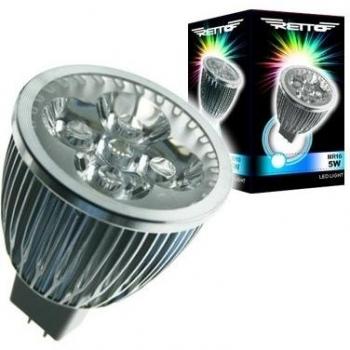BOMBILLA DICROICA LED MR16 5W 12V LUZ FRIA