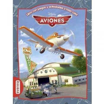 Aviones: Libro con juegos y actividades a todo color