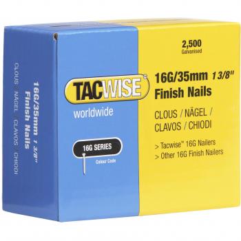 Tacwise 0295 Finish Nail Kit – 16GB, 35mm