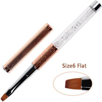 ANGNYA Acrylic Liquid Powder Carving Brush for Nail Art