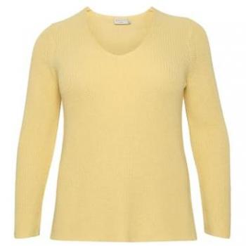 Pull KAFFE Curve Mirina en jaune