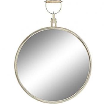Decorative White Vintage Wall Mirror