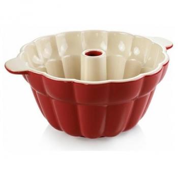 Moule à Gâteau Céramique Rouge 28,5 cm