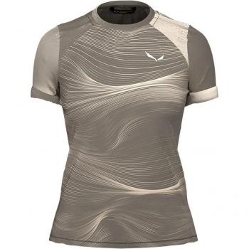 Maillot Salewa Seceda Dry, manches courtes, couleur graphite, taille 42F