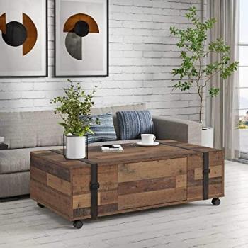 FORTE Couchtisch »Couchtisch Fobya«, auf Rollen, Breite ca. 110 cm