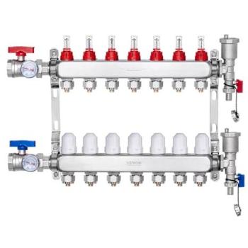 PEXFlow Master 7‑taks warmteverdelerset