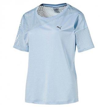Camiseta de Mujer PUMA A.C.E Mesh Blocked, Color Azul Cerulean, S