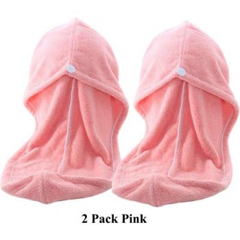 Microfiber Hair Towel Set with Headband for Curly Hair