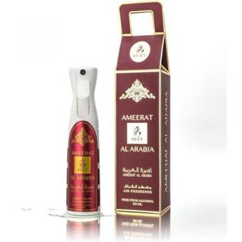Aromatique Intérieur Ayat 320 ml – Spray anti‑odeurs emprisonnées, sans alcool, production Dubaï
