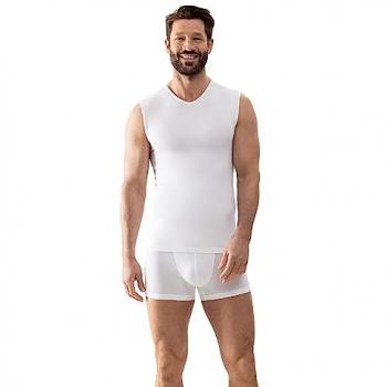 Mey Muskelshirt Herren Viskose Weiß