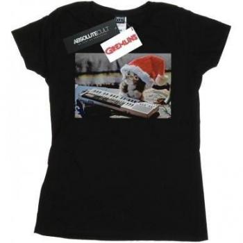 Gremlins Women's Mogwai Holiday Hat Tee XXL White