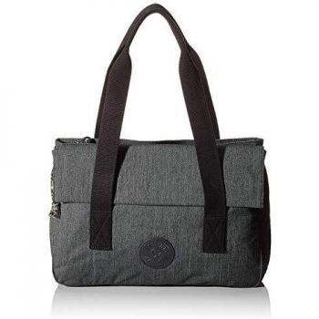Kipling PERLANI S Borsa Messenger, 38 cm, 10.5 l, Nero