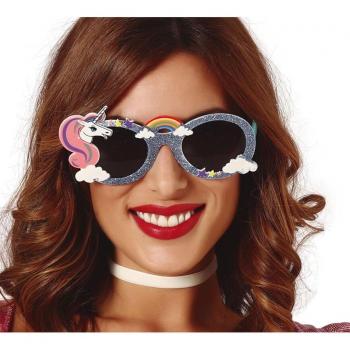 Accessoire solaire Licorne Fiestas Guirca brillant bleu féminin