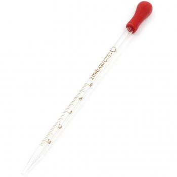 Cuentagotas de laboratorio con pipeta de vidrio y medidas 0.5ml/2ml/3ml