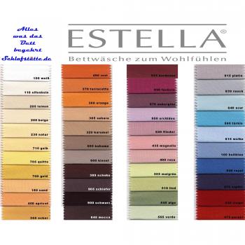 ESTELLA Spannbetttuch Feinjersey | Orchidee | 100x200 cm | passend für Matratzen 90-100 cm