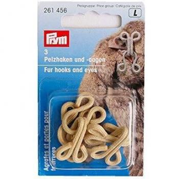 Prym Accessoires Fourrure Beige – Agrafes & Portes