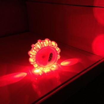 Mini Luz de Emergencia LED 12 Luces 8 Modos para Seguridad Vial