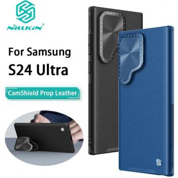 MagSafe Leather Case for Samsung Galaxy S24 Ultra by Nillkin Camshield