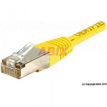 Câble de connexion RJ45 3m F/UTP Jaune