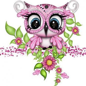 Hibou en Diamant 5D